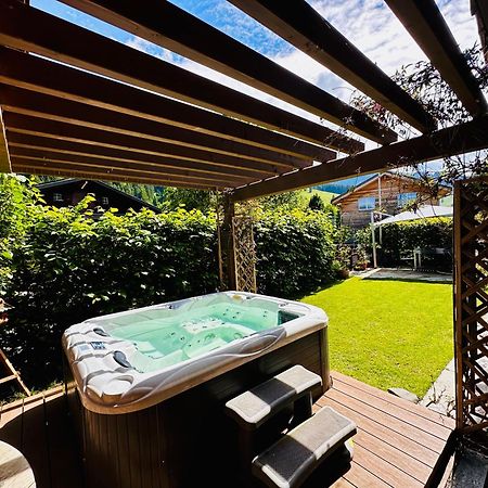 The Swiss Paradise 2 Apartment With Garden, Whirlpool, And Mountain Panorama Wirzweli Kültér fotó