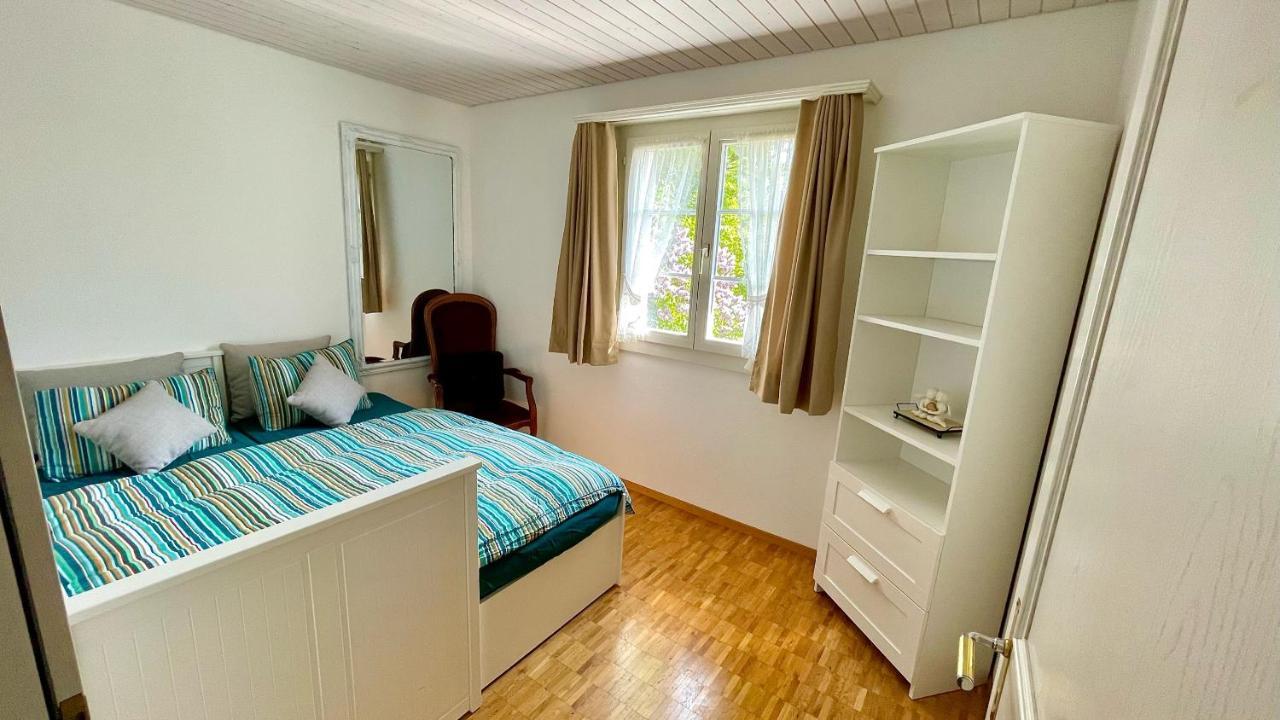 The Swiss Paradise 2 Apartment With Garden, Whirlpool, And Mountain Panorama Wirzweli Kültér fotó