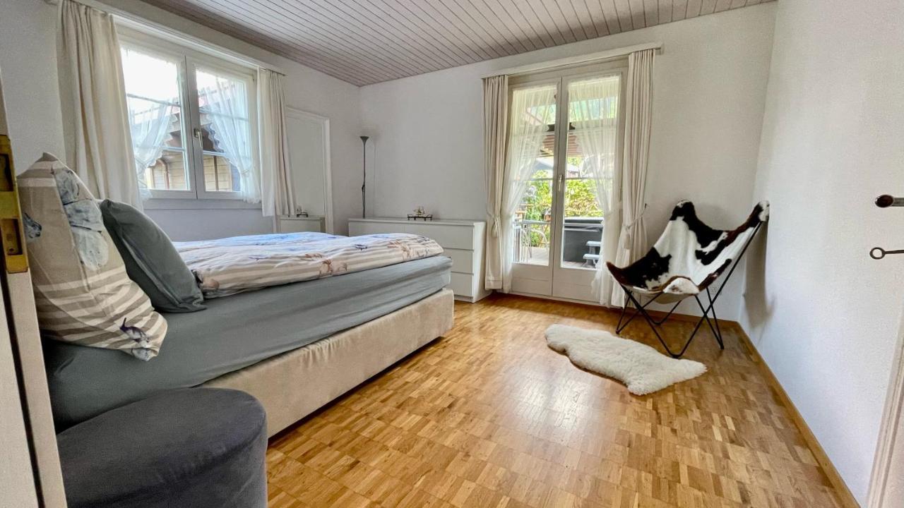 The Swiss Paradise 2 Apartment With Garden, Whirlpool, And Mountain Panorama Wirzweli Kültér fotó