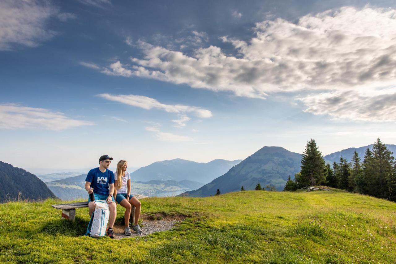 The Swiss Paradise 2 Apartment With Garden, Whirlpool, And Mountain Panorama Wirzweli Kültér fotó