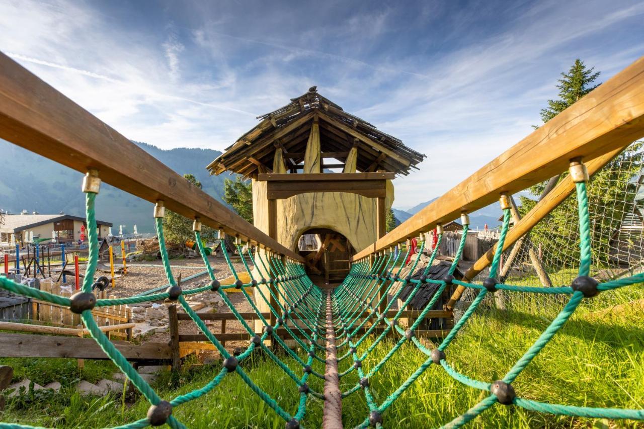 The Swiss Paradise 2 Apartment With Garden, Whirlpool, And Mountain Panorama Wirzweli Kültér fotó