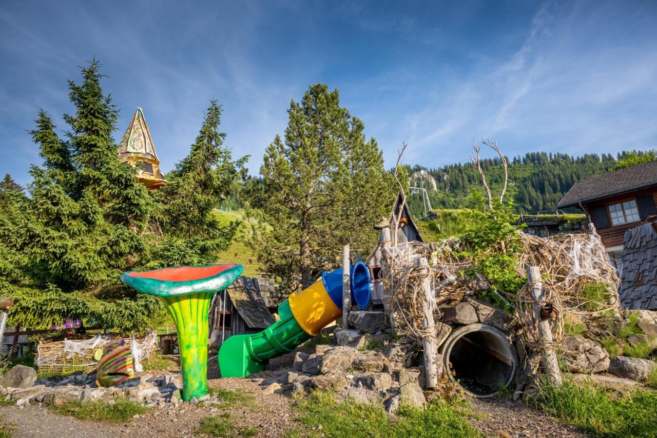 The Swiss Paradise 2 Apartment With Garden, Whirlpool, And Mountain Panorama Wirzweli Kültér fotó