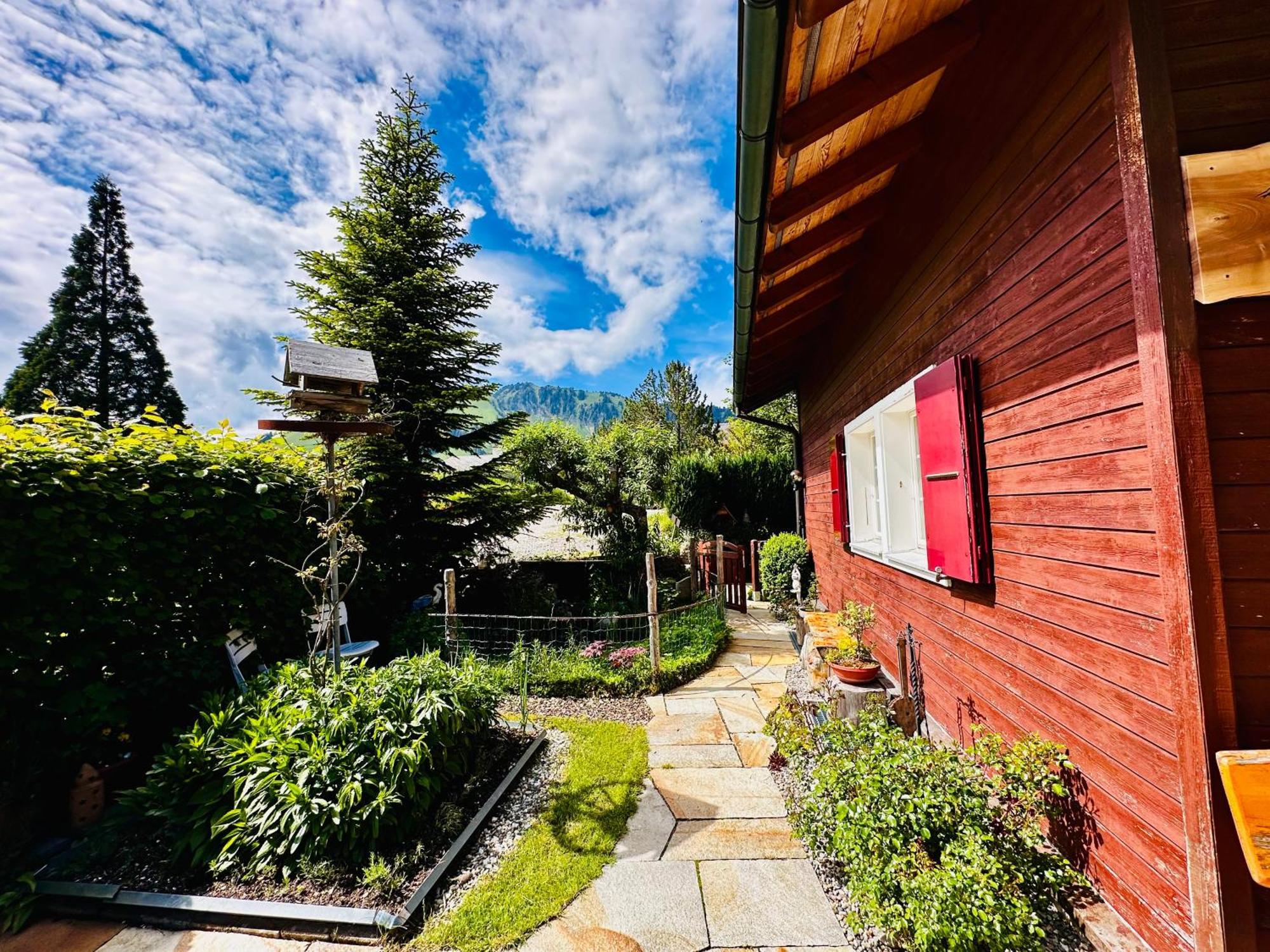 The Swiss Paradise 2 Apartment With Garden, Whirlpool, And Mountain Panorama Wirzweli Kültér fotó