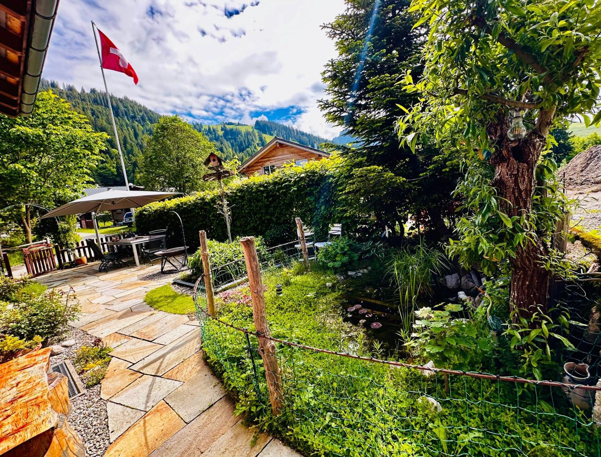 The Swiss Paradise 2 Apartment With Garden, Whirlpool, And Mountain Panorama Wirzweli Kültér fotó